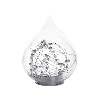 LED Glass Clear Teardrop 15cm