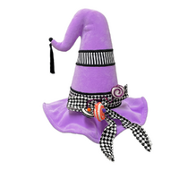 Halloween Purple Witches Hat 48cm