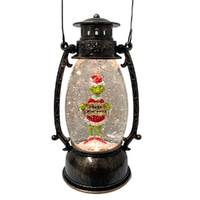 Lantern "Merry Grinchmas" 24cm