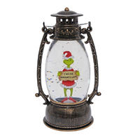 Lantern "I Am the Naughty List" 24cm