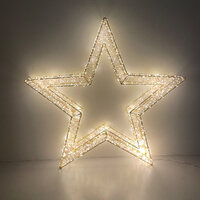 3D Star Metal Frame 1200L 50cm