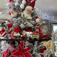 Christmas Tree Aerial Train 89cm