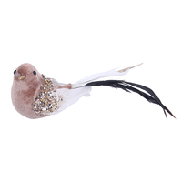 Taupe Bird Clip 18cm