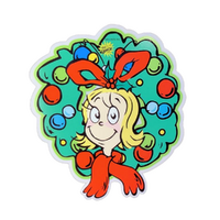 Cindy Lou Wreath Acrylic Sign 40cm 