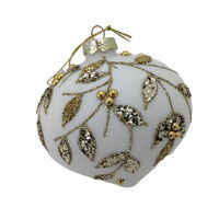 Gold Silver Glass Drop Hanging 10cm
