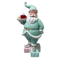 Mint Santa on Gifts 35cm