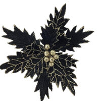 Black Gold Poinsettia 28cm