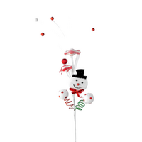 Snowman Lolly Spray 52cm