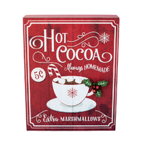 Hot Cocoa Wall Box 25cm