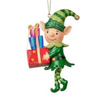 Elf with his Christmas presents