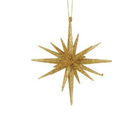 Gold Starburst Decoration 15cm
