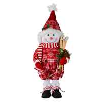 Christmas Snowman Plush Standing 52cm