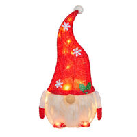 Gnome Light Up with Lights 51cm 