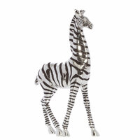 Harare Silver & Black Zebra 57cm