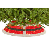 Red LED Tree Skirt 85cm