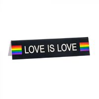 Love Is Love (Pride) Desk Sign Medium 14cm