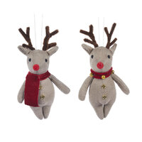 Hanging Fabric Reindeer 1pc 2A