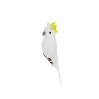 Yellow Cockatoo Clip Bird 11cm