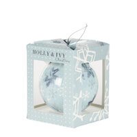 Shimmering Snowflakes 12cm Artist Bauble