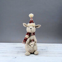 Kangaroo Mum & Joey 30cm
