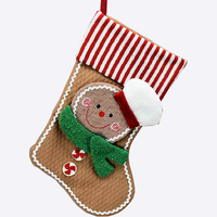 Mr Christmas Gingerbread Stocking 55cm