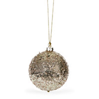 Mini Champagne Ice Bauble 6cm