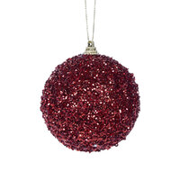 Red Sugar Bauble 8cm