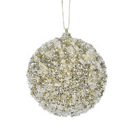 Gold Crystals Bauble 8cm