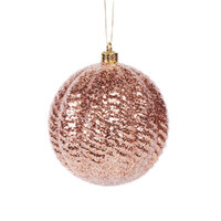 Copper Ridges Bauble 10cm