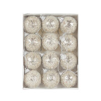 Mini Champagne Sugar Baubles 12pk 4cm