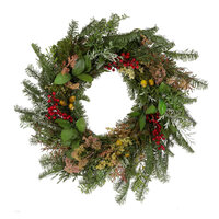Flora Wreath with Gumnuts 60cm
