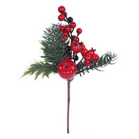 Red Berry Holly Pick 24cm
