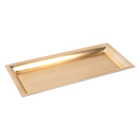 Gold Melamine Tray Small 41cm