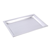 Silver Melamine Tray Large 41 x 29cm