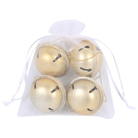 Champagne Bells 4cm 4pc