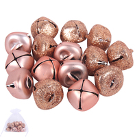 Rose Gold Bells 2cm 15pc