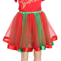 Kids Red/Green Christmas Tutu 