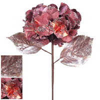 Pink Hydrangea Glitter 60cm