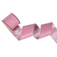 Pink Velour Double Sided Wire Ribbon 10cm