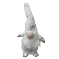 White Fabric Gnome 32cm