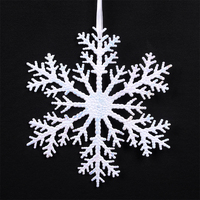 Snowflake White Iris Hanging 20cm