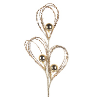 Gold Glitter Stem 70cm