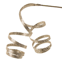 Champagne Curly Stem 65cm