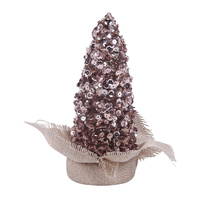 Glitter Tree Pink 15cm