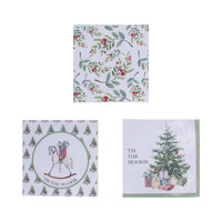 Napkins Tis The Season 20pk 33cm 1pc 3A