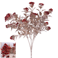 Cluster Spray Red & Champagne 30cm