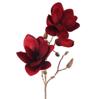 Magnolia Red & Gold 64cm