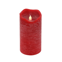 Red Flameless LED Candle 15cm