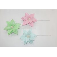 Fairy Floss Poinsettia 32cm 1pc 3 Asst