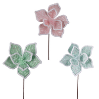 Fairy Floss Poinsettia 25cm 1pc 3 Asst